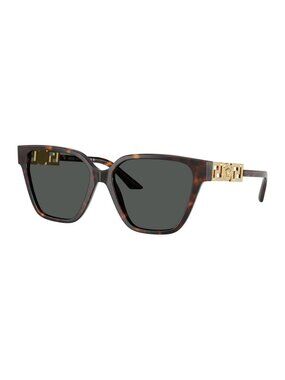 New Authentic Versace Womens Havana Butterfly Acetate Sunglasses